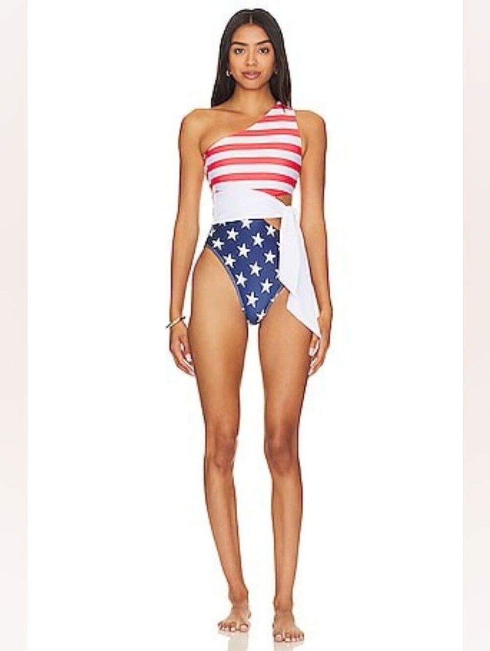 Beach Riot Carlie Star Spangled One Piece Swimsuit